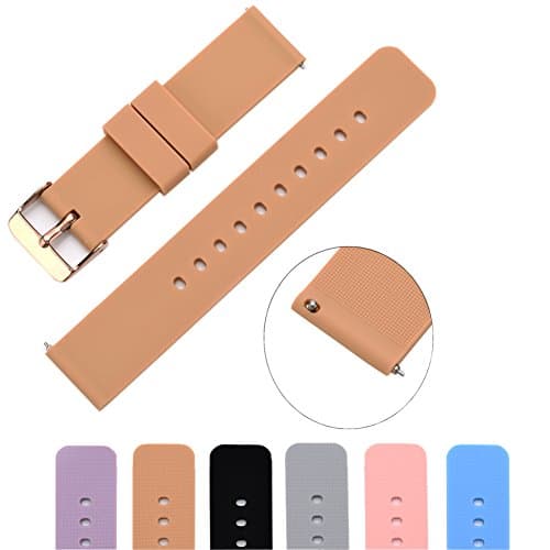 MLQSS 20mm Quick Release Band for Samsung Galaxy Watch Active 2/Gear Sport,Strap for Amazfit Bip/GTR 42mm/Ticwatch E/Vivomove 3 HR/645/Moto 360 2nd Gen