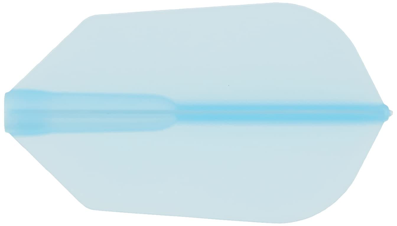Fit Flight (Cosmo Darts) Cosmo Darts 6 Pack Fit Flight - Slim Dart Flight (Light Blue)