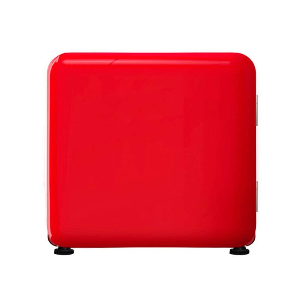 Mini fridge Cool Single Door Cooluli Infinity, Fresh And Simple Compact Compact Refrigerators For Office Apartments, Etc, White, Red, 45L (Color : Red)