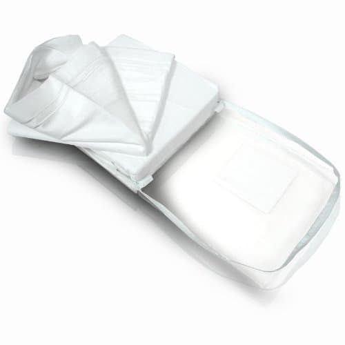 Haute Linens 1500 Collection 4pc Bed Sheet Set Deep Pocket, Ultra Soft & Luxurious, Wrinkle & Fade Resistant, Hypoallergenic. Queen,White