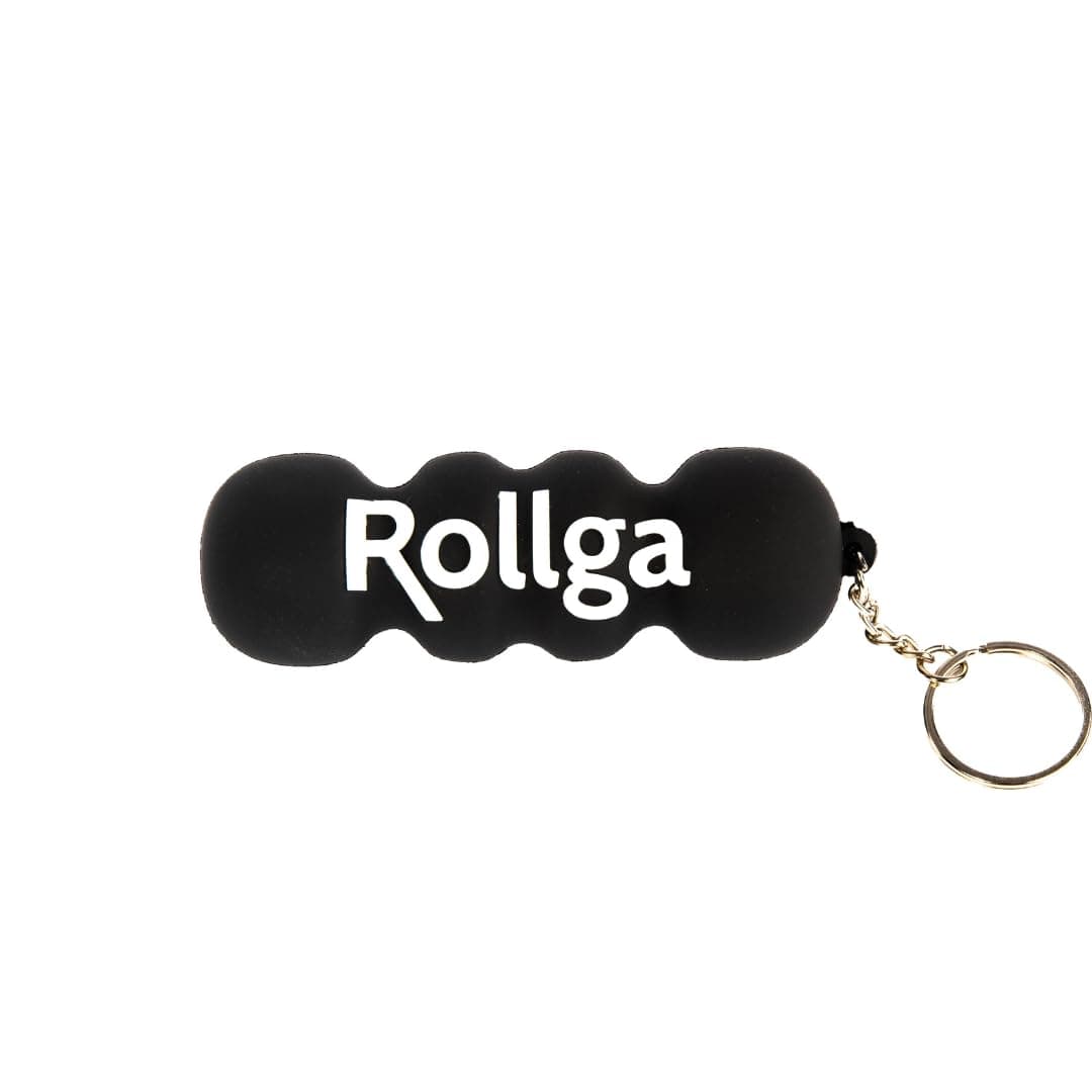 Rollga Micro - The Better Hand & Foot Roller for Plantar Fasciitis, Deep Tissue Massage, Physical Therapy, & Trigger Point Release. More Targeted Pressure Than A Lacrosse Ball. Solid Rubber.