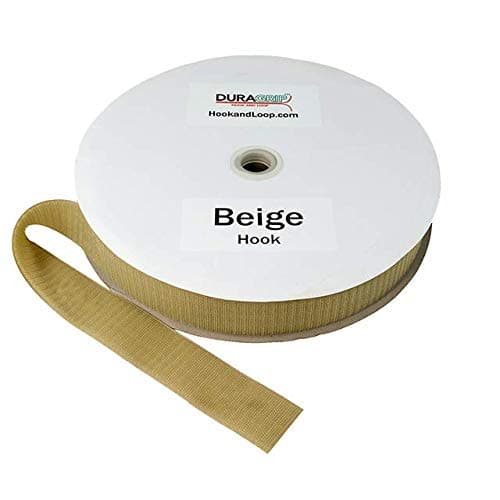DuraGrip® Brand - 2" Beige Hook Sew-On | Hook Side Only, Loop Side Sold Separately