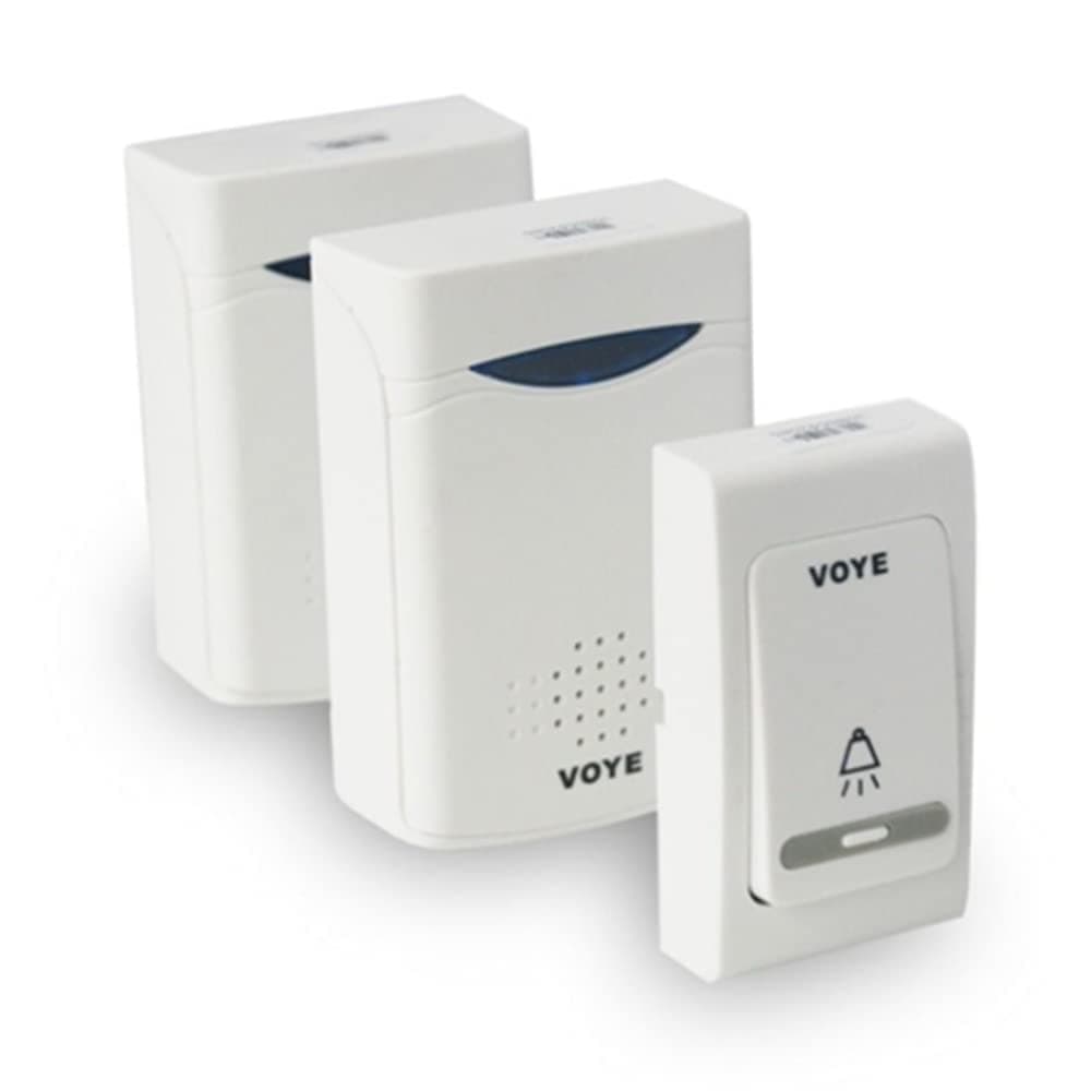 Digital Wireless Door Bell 1 Remote Control +2 Wireless Receiver Doorbell 38 Ring Ringtones UP To 50M