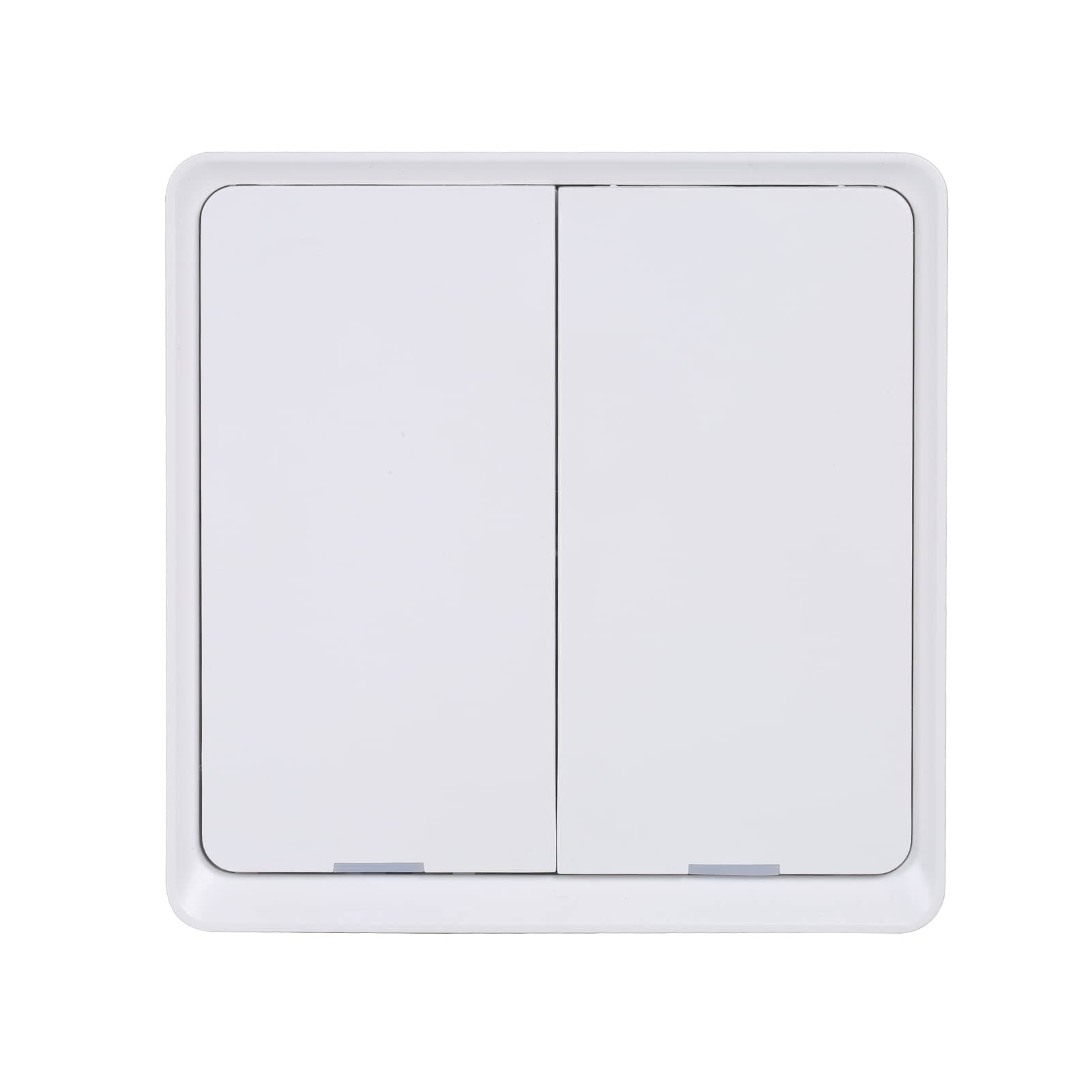 HEIMAO scene button, 2 Gang Smart Light Switch 2.4Ghz Light Switch Compatible with and Home with Schedule Timer Single-Pole