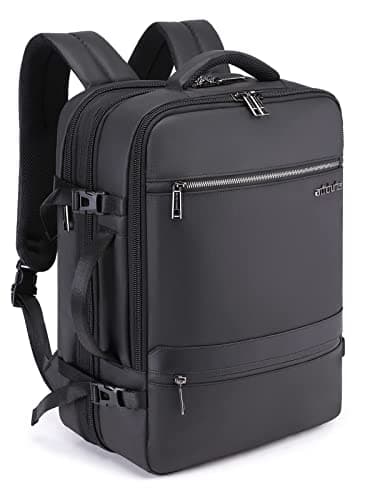 ah arctic hunter 17" Laptop Backpack with Tablet Compartment, 35L Expandable Laptop Backapck, Water-resistant Anti-theft Backpack with USB Port Multi-Layer Large Capacity Bag