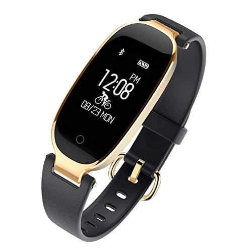 WFCL Fitness Tracker, Waterproof Activity Tracker with Pedometer Step and Sleep Monitor Calorie Counter Smart Bracelet for Women (black)