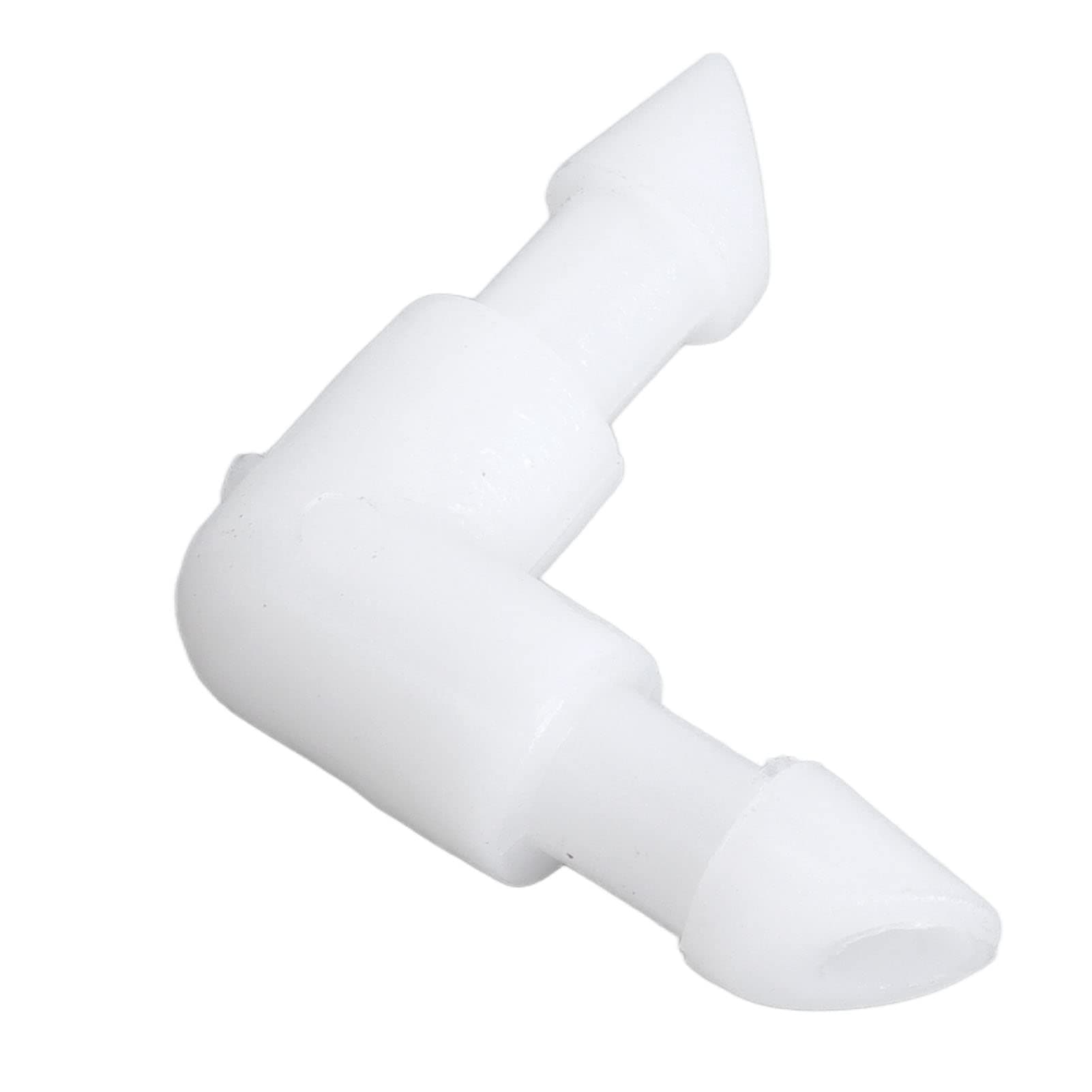 Elbow Hose Fitting, 90 Degree L Shaped Barb PE Equal Diameter Tube Connector Tip Water Pipe Joint Adapter(4.2mm)