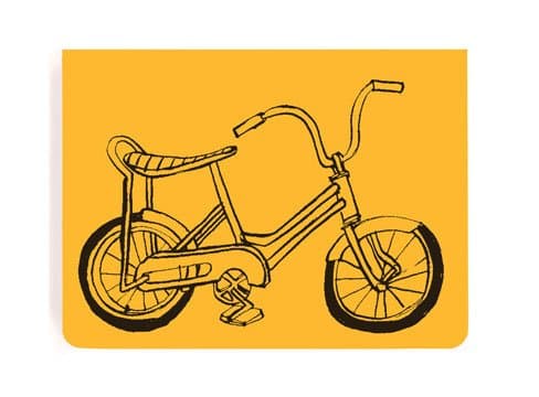 Ecojot BIKE 4"x5" Notebook 100% Post Consumer