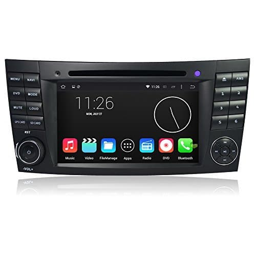 9004-4H Car 2 Din Pure Android Quad Core 1024600 16G for Benz E-Class W211(02-08) (E200,E220,E240,E270,E280) / CLS W219 (CLS350,CLS500,CLS55) / CLK W209/ G W463(01-08)