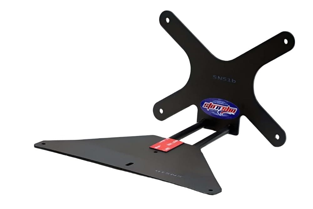 STO N SHO Front License Plate Bracket Compatible with 2015-2023 Dodge Challenger Non Wide Body (except Hellcat) WITHOUT adaptive cruise (SNS1b)