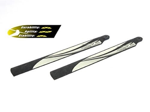 Xtreme Carbon Polymer Main Blade (6 Degree, 1 pair) - Blade 200 SRX / 200 S