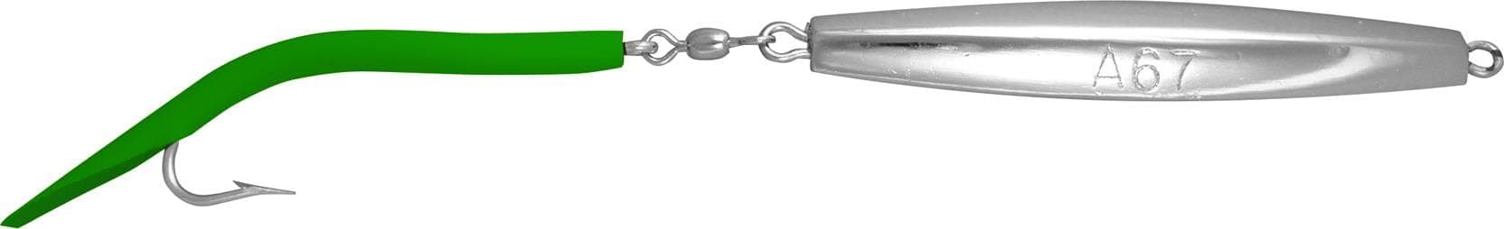 Fin Strike Silver Diamond Jig - Single Tube Hook