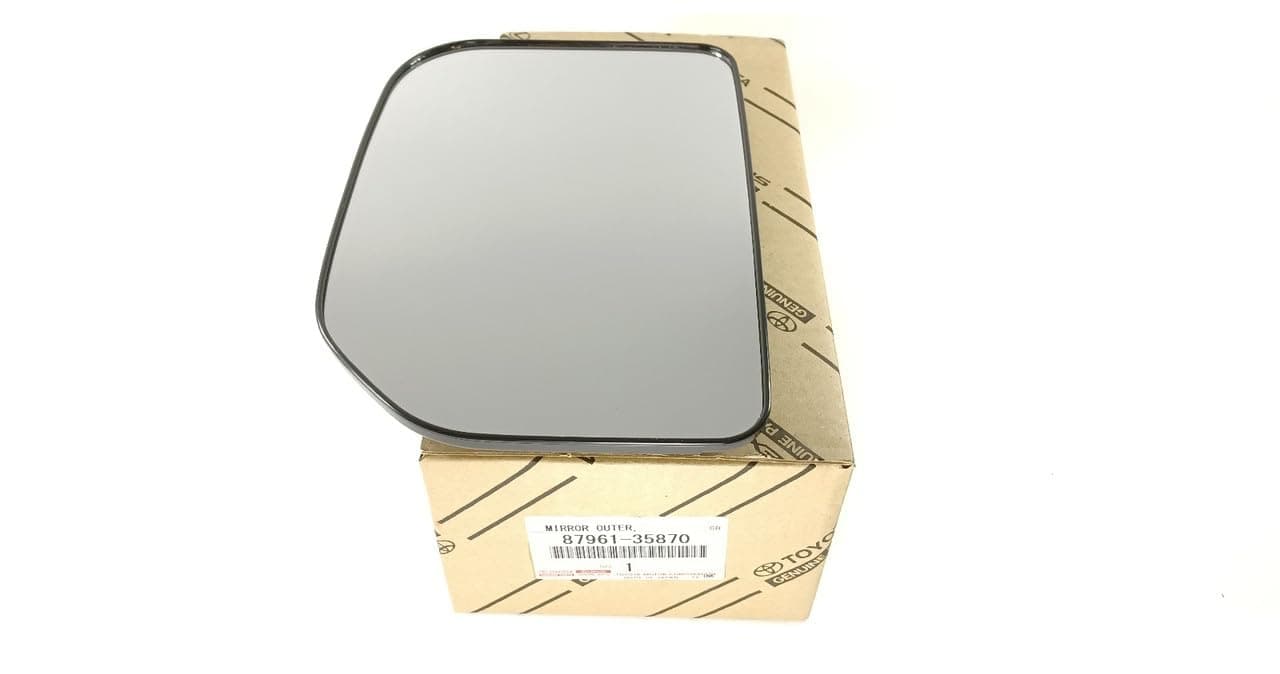 Left Driver Side Mirror Glass w/Rear Back Plate OE for 07-14 FJ Cruiser