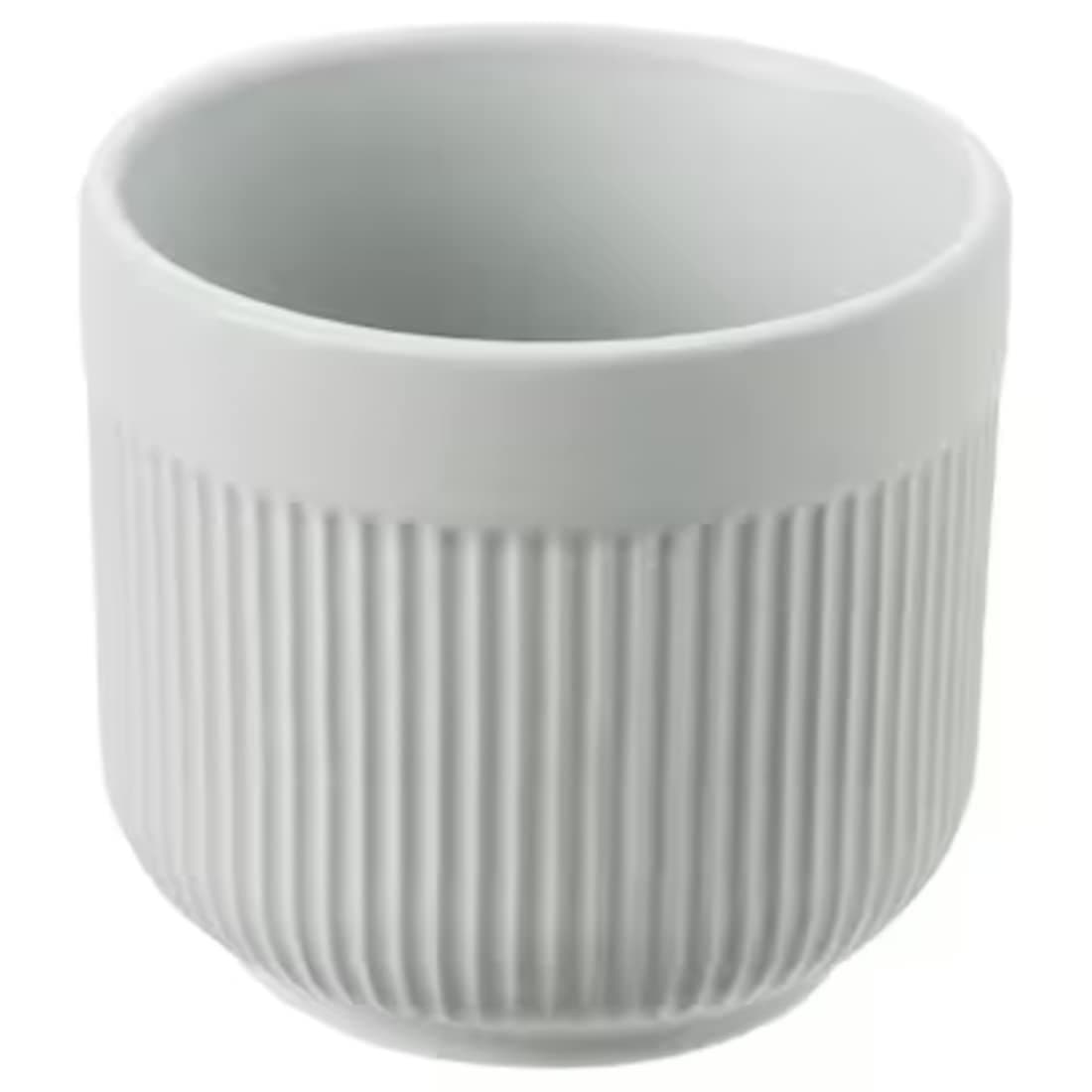 Graidient span ikeaGRADVIS Plant Pot, Grey, 6 cm (2 ¼")