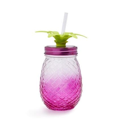 Formations Pineapple Mason Jar Glass F173072