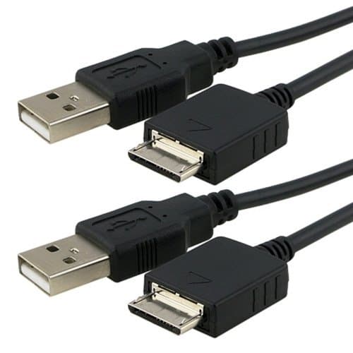 2pcs Micro USB Cable Charger Cables Data Cabo Kabel for Sony Walkman MP3 Player