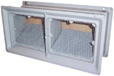 Construction Metals DVB8ND 8" DLX Gry Foundat Vent