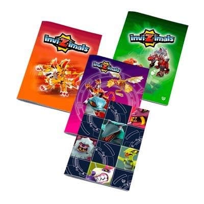 INVIZIMALS Notebook 80 Sheets Grid