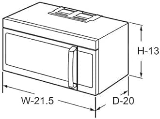 Glassiano Microwave Oven Cover for LG 28 Litre Convection Microwave Oven MC2886BRUM, Black