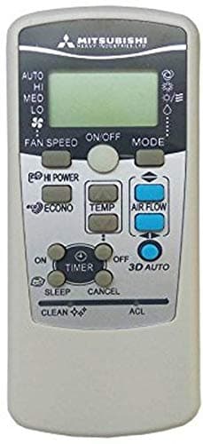 AC REMOTES Compatible with Mitsubishi AC136 Remote Controller (White)