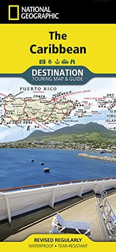 National Geographic Destination Map Caribbean