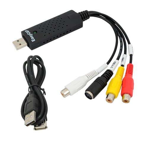 Easy CAP USB2.0 Video Adapter with Audio - Capture and Edit Video and Audio