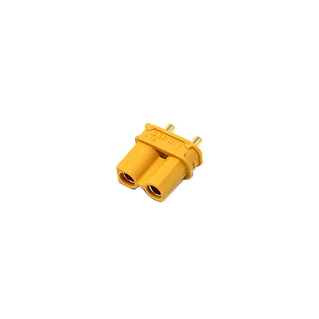 4X XT30UPB-F Socket DC supply XT30 female PIN: 2 on PCBs THT Colour: yellow AMAS