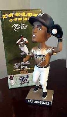 Carlos Gomez Brewers 2013 Bobblehead