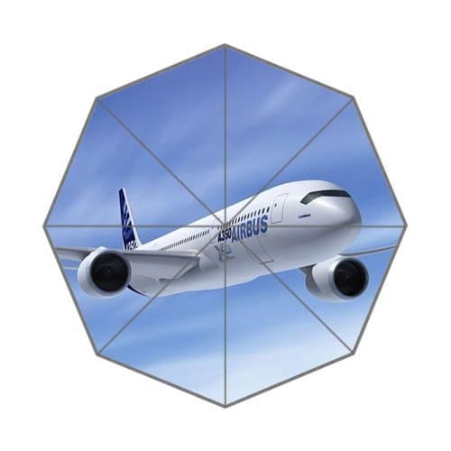 Airbus aircraft plane Auto Foldable Umbrella