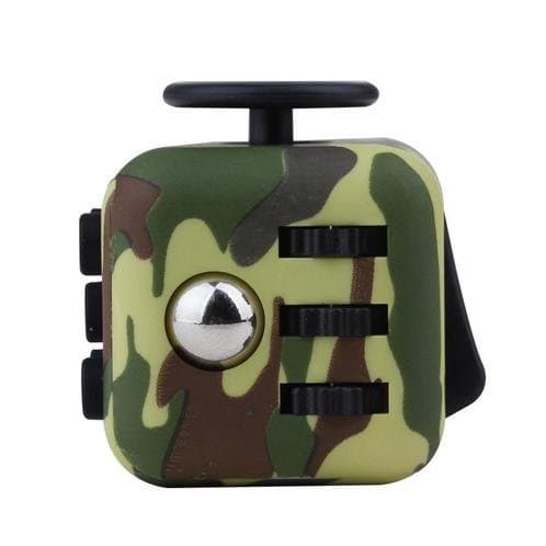 Official Stress Cube (5 COLORS) by TheStressCube.com - A Fidget Cube For Adults And Children With Anxiety, Stress, ADD & ADHD (Heat Seeker (Camouflage/Black)) Office Product
