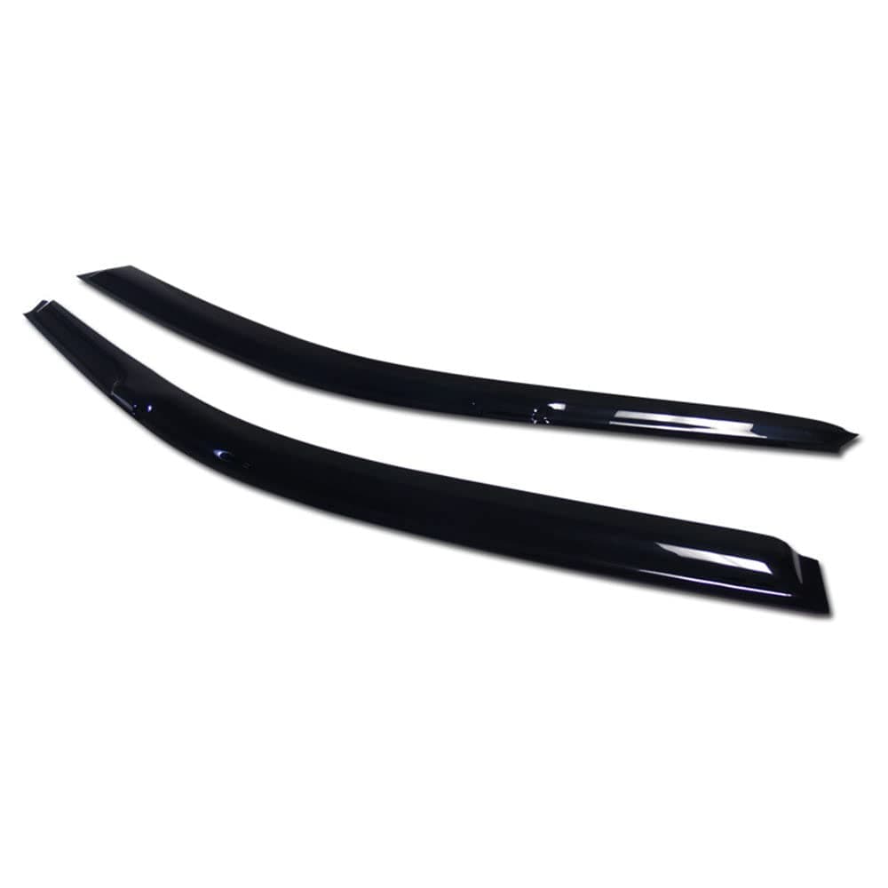 Classic Style Smoke Window Visors Deflector Vent Shade Guard 2 Pieces Compatible with 96-00 Honda Civic 2 Door Coupe / 3 Door Hatchback EK EK9