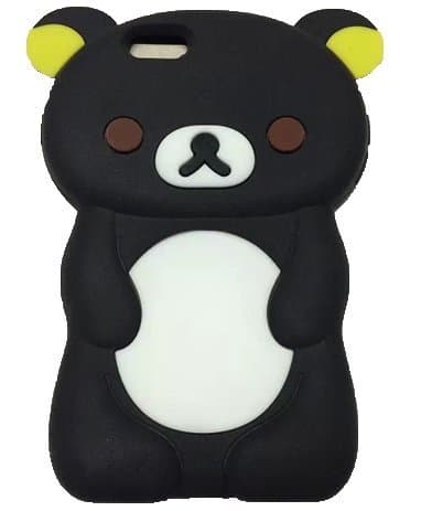 Newstore iPhone 6 Case,Lovely Black 3D Bear Style Soft Silicone Case Cover For Apple iPhone 6 4.7 inch,Not Fit For Apple iPhone 6 Plus