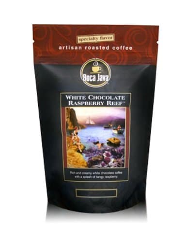 Boca Java Roast to Order White Chocolate Raspberry Reef, Ground, Flavored Coffee, 3 Count