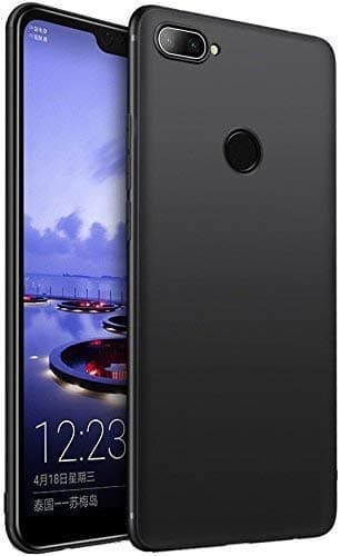 Colorcase Soft Silicon Back Cover Case for Honor 9N - (Black)