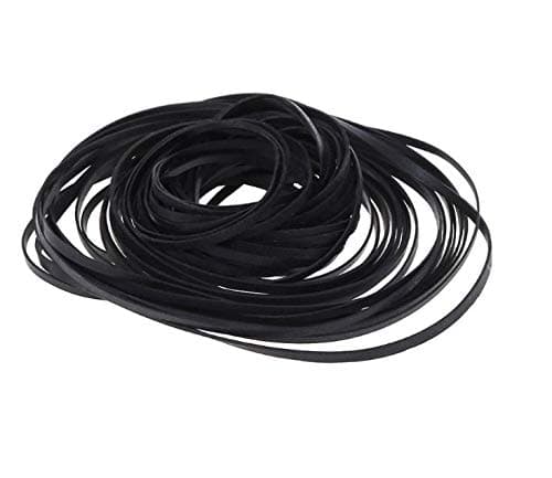 UniversalMart 50Pcs Universal Assorted Common Flat Rubber Belt Mix Cassette Tape Machine Belt For Recorders Walkman Cd Dvd Drives