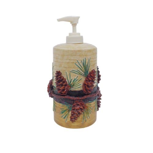 Accents Expressions Pinecone Lodge Lotion Pump
