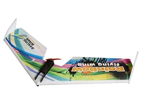 DW Hobby EPP Foam RC Plane Rainbow V2 Flying Wing Model Airplane Trainer Remote Control RC Flying Aircraft Kit for Beginners