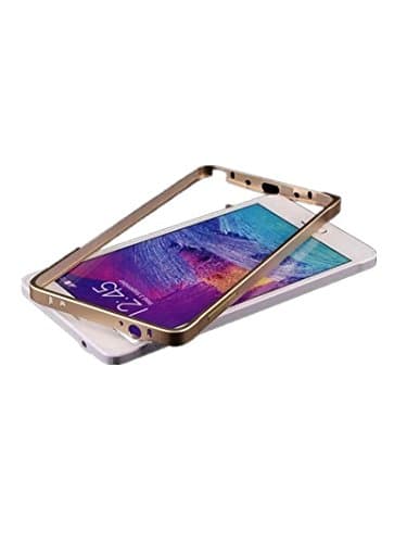 PANICTECH Galaxy Note 4 Case,[Aluminum Metal Frame] ultrathin Galaxy Note 4 Case,Extra Slim Fit Dual Layer Bumper Case for Galaxy Note 4 Case, (2014)-Gold