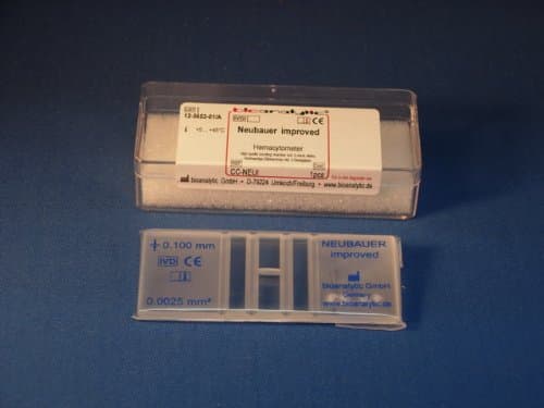 Neubauer Improved Double, CE, brightline Counting Chamber (1 ea.)
