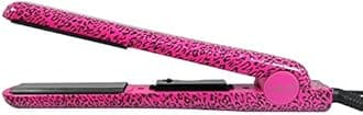 Spectrum Pro Limited Animal 1.25 Inch Ceramic Plates Hair Straightener Flat Iron (Hot Pink Leopard)
