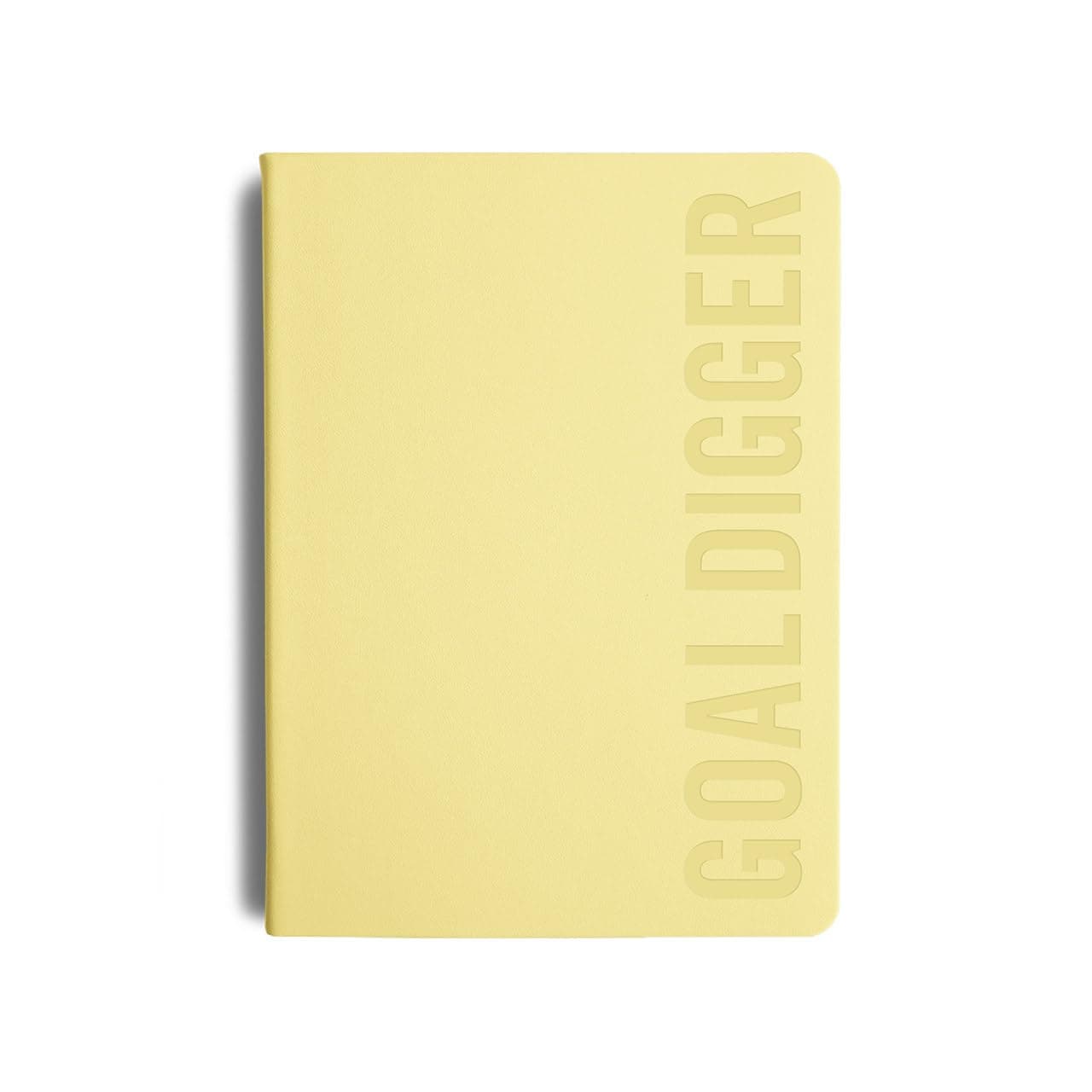 MiGoals 2023 Bold Goal Digger Weekly Diary, B5 Size, Lemon (Yellow)