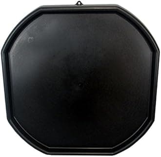 COLOUR LARGE/SMALL PLASTIC MIXING TRAY SAND WATER PLAY_BUILDER EQUIMENT Toy Sand Pool Pit Water Game Garden Beach MADE IN UK (Black, Large)