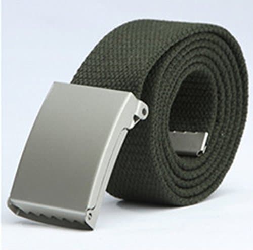 YUTIA Unisex Solid Color Casual Canvas Belt