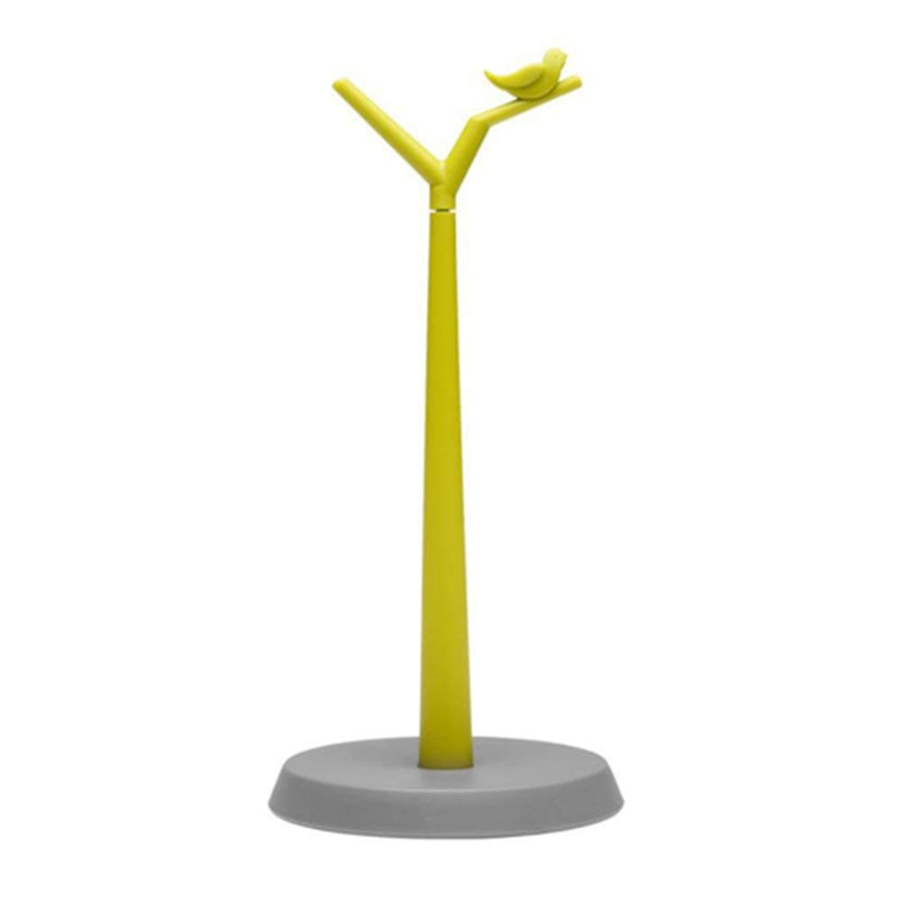 Kitchen Roll Holder Stand Bird&Tree Design (Green)
