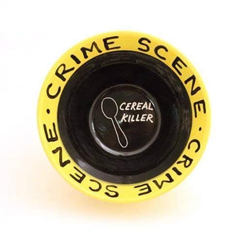 Crime Scene Cereal Killer Bowl
