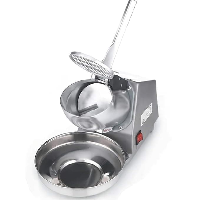 Toriox Electric Ice Crusher Machine with Blades Snow Cone Maker | Gola Making Machine | Sensor Shaved Ice Crusher Machine | 500 Watts | Ideal Use in Homes, Cafes (Small)