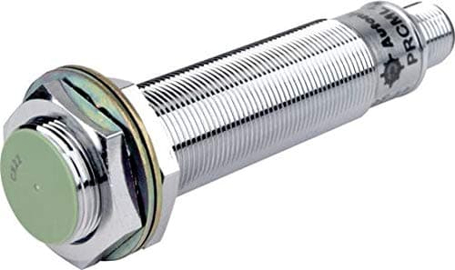 AUTONICS PRCML12-2DP Sensor, Inductive Prox, 12mm Long, Shielded, DC, PNP, NO, Connector, 15-30VDC