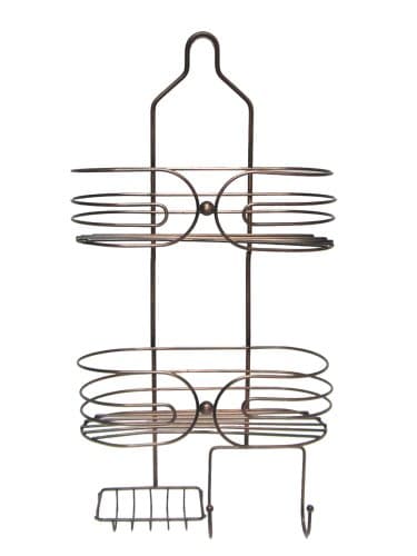 Ariel-Style 2 Tier Shower Caddy, Antique Copper