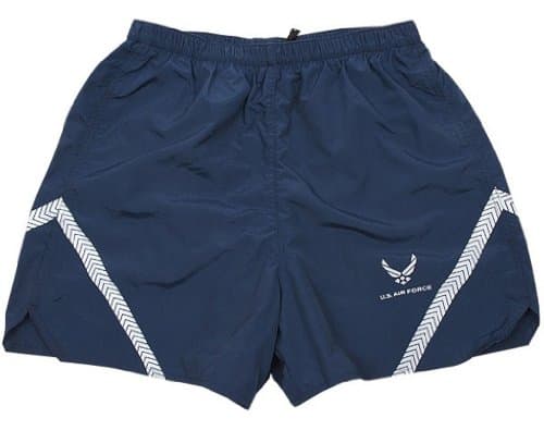 Army US Air Force PT Shorts Physical Training Trunks (PTU) Reflective Navy Size 2X-Large