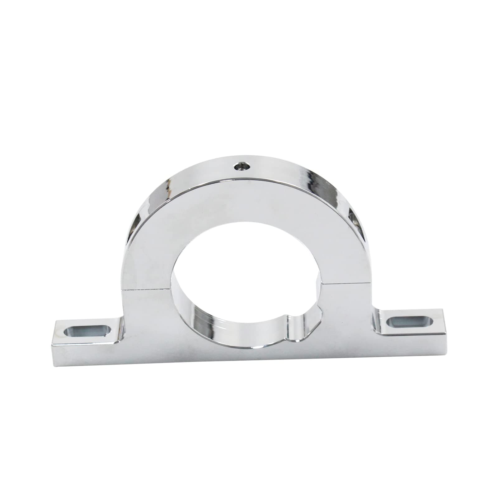 Aluminum Universal Steering Billet 2" Steering Column Keyed No Drop Mount for Most Common Fit for GM GMC Chevy Dodge Ford 2" Hole Brushed Underdash Mount River Clamp